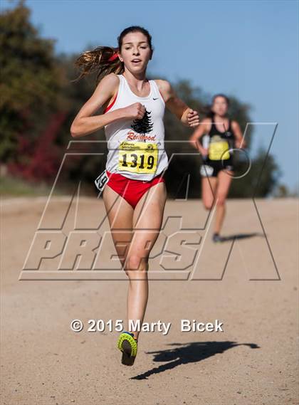 Thumbnail 2 in CIF State Cross Country Championships (D2 Girls Race) photogallery.