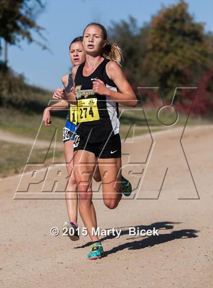 Thumbnail 2 in CIF State Cross Country Championships (D2 Girls Race) photogallery.