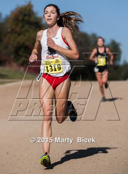 Thumbnail 3 in CIF State Cross Country Championships (D2 Girls Race) photogallery.