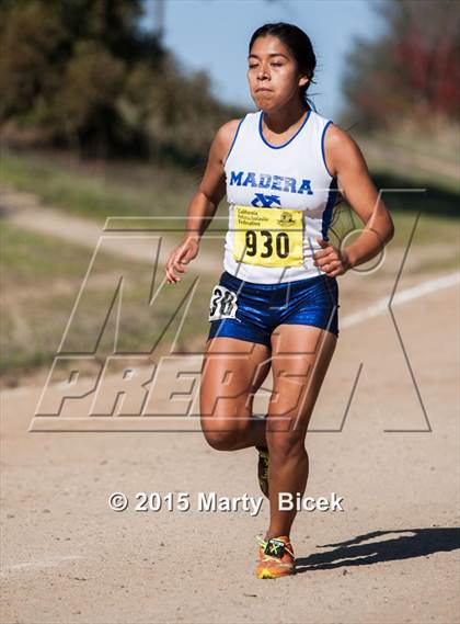 Thumbnail 2 in CIF State Cross Country Championships (D2 Girls Race) photogallery.