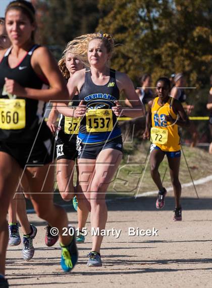 Thumbnail 2 in CIF State Cross Country Championships (D2 Girls Race) photogallery.