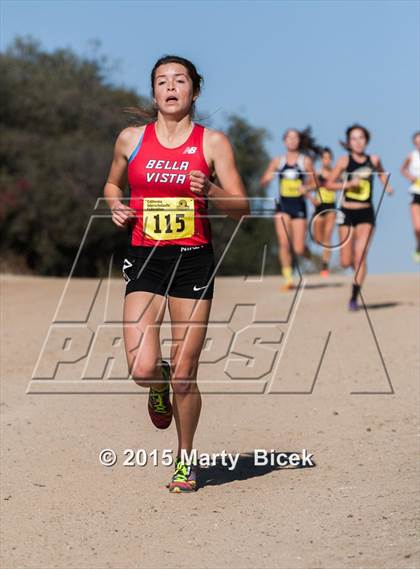 Thumbnail 3 in CIF State Cross Country Championships (D2 Girls Race) photogallery.