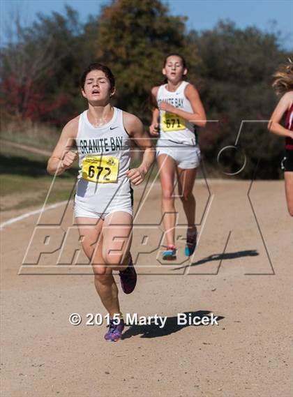 Thumbnail 2 in CIF State Cross Country Championships (D2 Girls Race) photogallery.