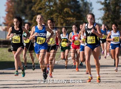 Thumbnail 3 in CIF State Cross Country Championships (D2 Girls Race) photogallery.