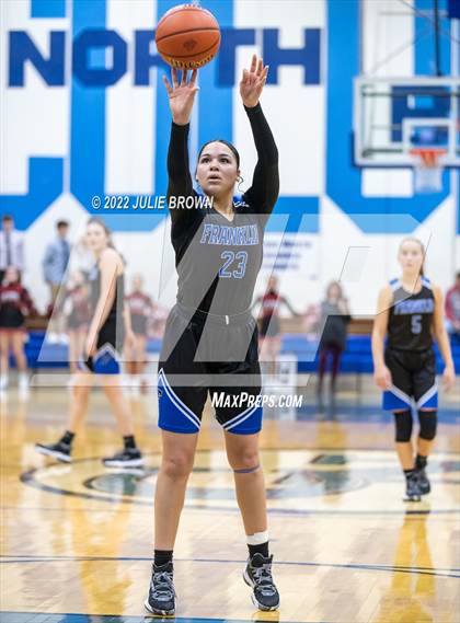 Thumbnail 1 in Franklin Community vs. East Central (IHSAA 4A Regional semifinal playoff) photogallery.