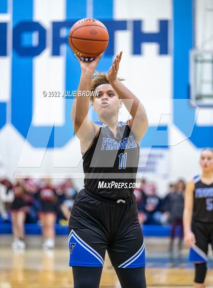 Thumbnail 2 in Franklin Community vs. East Central (IHSAA 4A Regional semifinal playoff) photogallery.