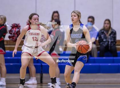 Thumbnail 1 in Franklin Community vs. East Central (IHSAA 4A Regional semifinal playoff) photogallery.