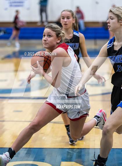 Thumbnail 2 in Franklin Community vs. East Central (IHSAA 4A Regional semifinal playoff) photogallery.