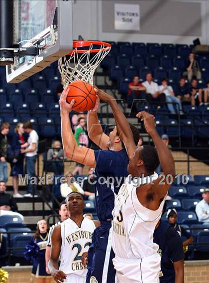 Thumbnail 3 in Westbury Christian vs Second Baptist (TAPPS 4A Final) photogallery.
