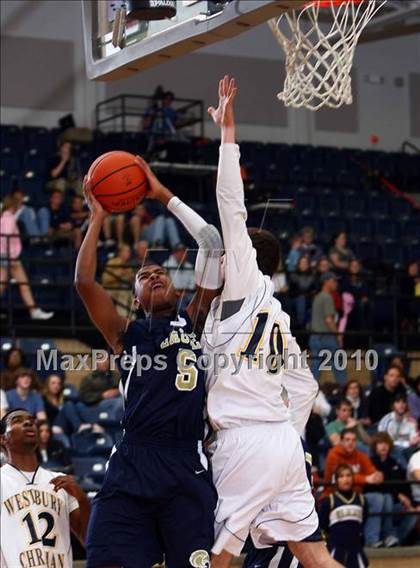 Thumbnail 2 in Westbury Christian vs Second Baptist (TAPPS 4A Final) photogallery.