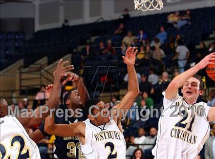 Thumbnail 2 in Westbury Christian vs Second Baptist (TAPPS 4A Final) photogallery.