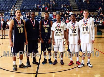 Thumbnail 2 in Westbury Christian vs Second Baptist (TAPPS 4A Final) photogallery.