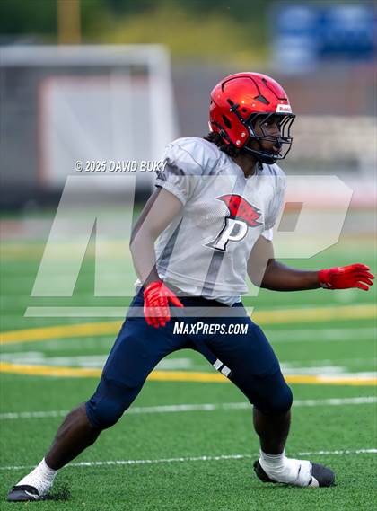Thumbnail 1 in James Madison @ Patriot (Varsity Scrimmage) photogallery.