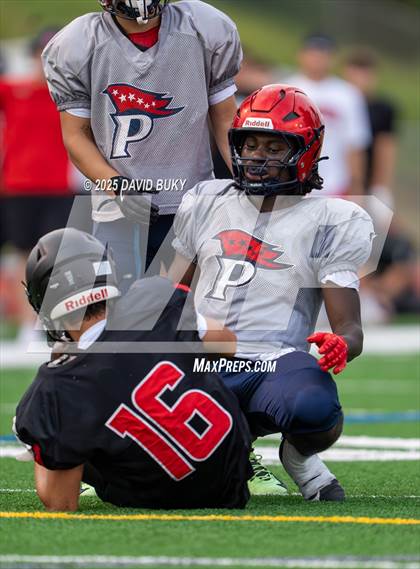 Thumbnail 2 in James Madison @ Patriot (Varsity Scrimmage) photogallery.
