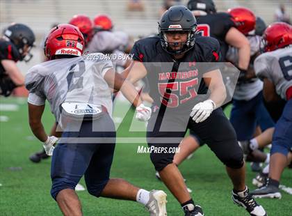 Thumbnail 2 in James Madison @ Patriot (Varsity Scrimmage) photogallery.