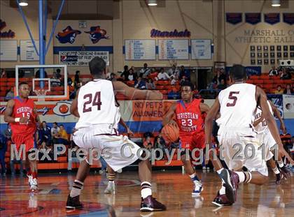 Thumbnail 1 in Christian County vs. Melrose (Marshall County Hoopfest) photogallery.