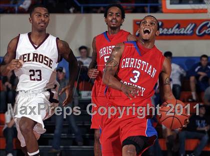 Thumbnail 2 in Christian County vs. Melrose (Marshall County Hoopfest) photogallery.