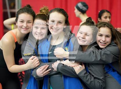 Thumbnail 1 in MIAA Winter Division 1 Girls Championships  photogallery.