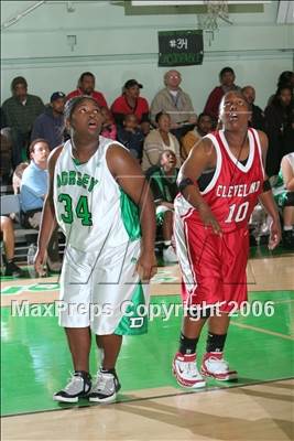 Thumbnail 2 in Cleveland @ Dorsey (Section Playoffs) photogallery.