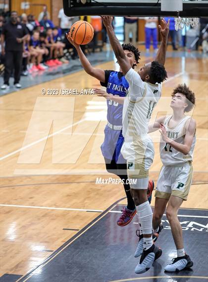 Thumbnail 2 in Pinecrest vs. St. Pauls (2023 Robeson County Shootout) photogallery.