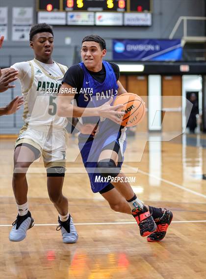 Thumbnail 1 in Pinecrest vs. St. Pauls (2023 Robeson County Shootout) photogallery.