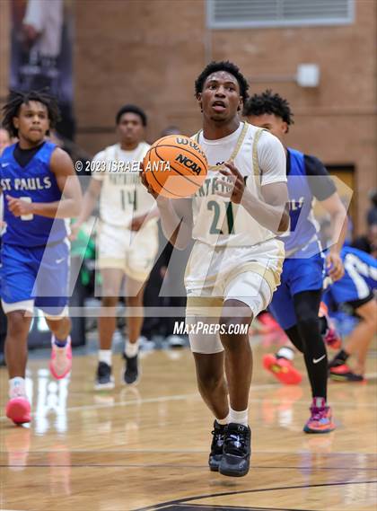 Thumbnail 1 in Pinecrest vs. St. Pauls (2023 Robeson County Shootout) photogallery.