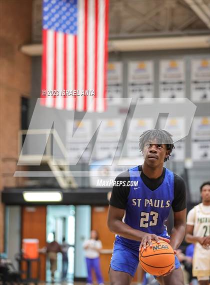 Thumbnail 1 in Pinecrest vs. St. Pauls (2023 Robeson County Shootout) photogallery.