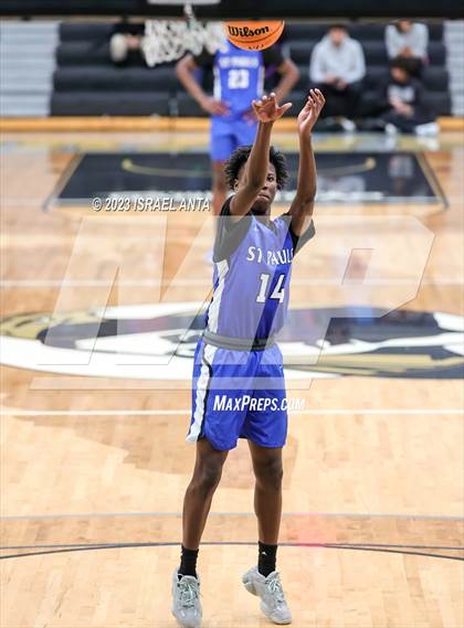 Thumbnail 1 in Pinecrest vs. St. Pauls (2023 Robeson County Shootout) photogallery.