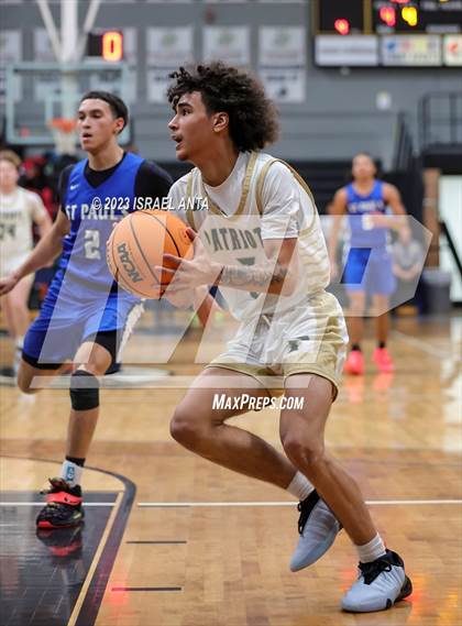 Thumbnail 1 in Pinecrest vs. St. Pauls (2023 Robeson County Shootout) photogallery.