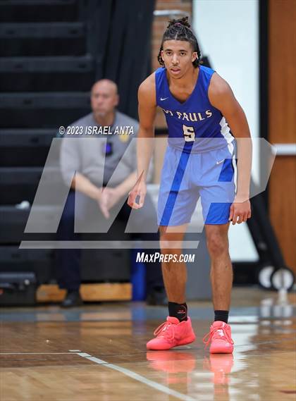 Thumbnail 1 in Pinecrest vs. St. Pauls (2023 Robeson County Shootout) photogallery.