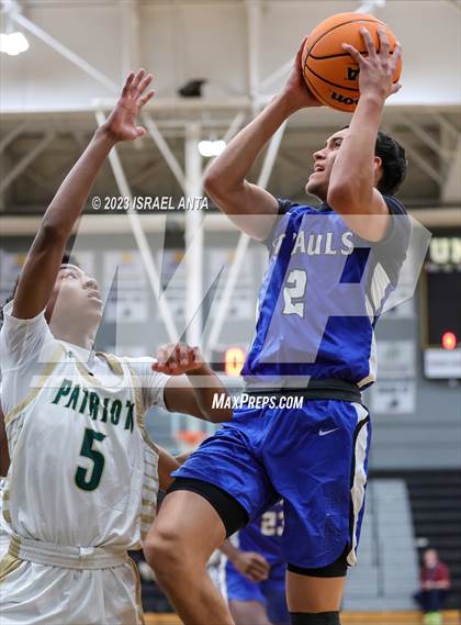 Thumbnail 1 in Pinecrest vs. St. Pauls (2023 Robeson County Shootout) photogallery.