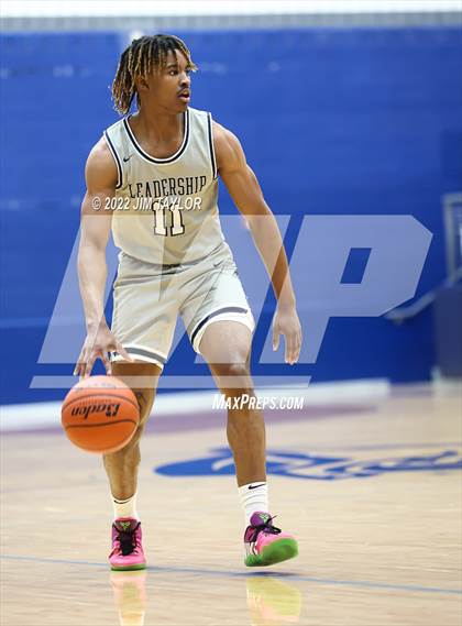 Thumbnail 3 in Decatur vs Young Men's Leadership Academy (UIL Bi-district playoff) photogallery.