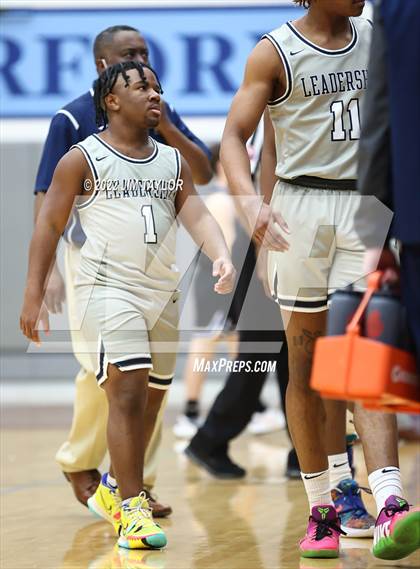 Thumbnail 3 in Decatur vs Young Men's Leadership Academy (UIL Bi-district playoff) photogallery.