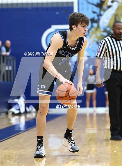 Thumbnail 3 in Decatur vs Young Men's Leadership Academy (UIL Bi-district playoff) photogallery.