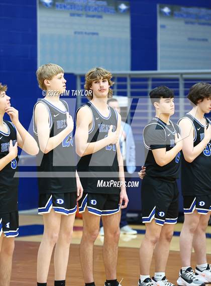 Thumbnail 3 in Decatur vs Young Men's Leadership Academy (UIL Bi-district playoff) photogallery.