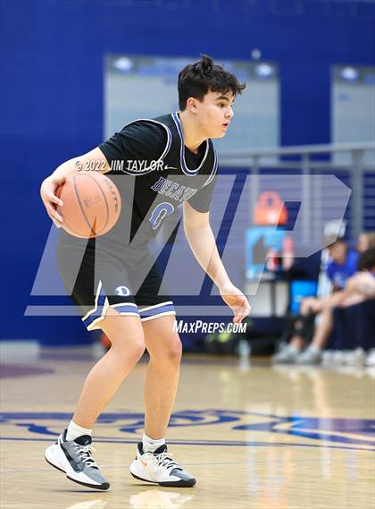 Thumbnail 1 in Decatur vs Young Men's Leadership Academy (UIL Bi-district playoff) photogallery.