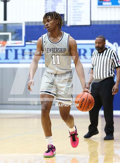 Thumbnail 2 in Decatur vs Young Men's Leadership Academy (UIL Bi-district playoff) photogallery.