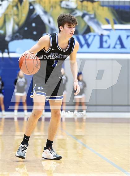 Thumbnail 1 in Decatur vs Young Men's Leadership Academy (UIL Bi-district playoff) photogallery.