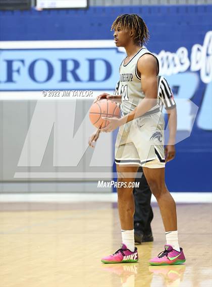 Thumbnail 1 in Decatur vs Young Men's Leadership Academy (UIL Bi-district playoff) photogallery.