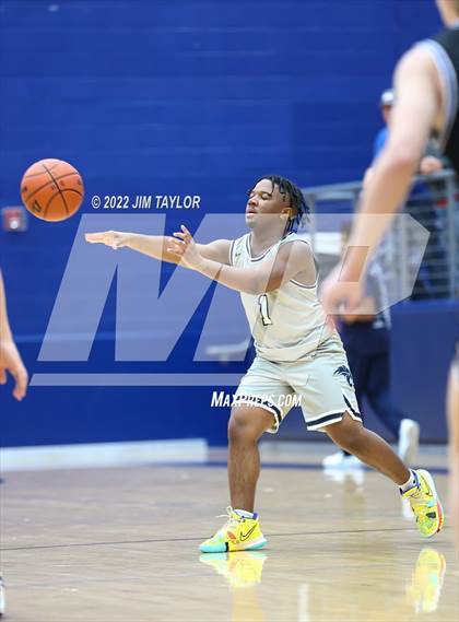 Thumbnail 1 in Decatur vs Young Men's Leadership Academy (UIL Bi-district playoff) photogallery.