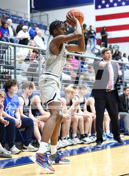 Thumbnail 1 in Decatur vs Young Men's Leadership Academy (UIL Bi-district playoff) photogallery.