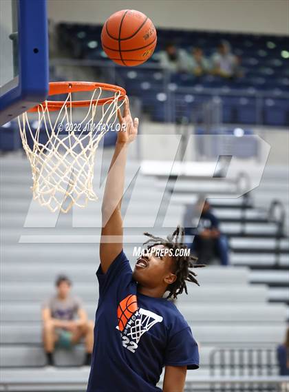 Thumbnail 2 in Decatur vs Young Men's Leadership Academy (UIL Bi-district playoff) photogallery.