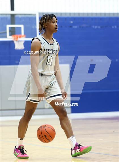 Thumbnail 3 in Decatur vs Young Men's Leadership Academy (UIL Bi-district playoff) photogallery.