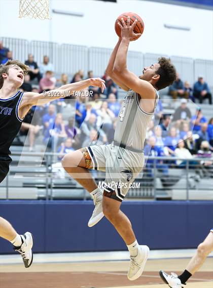 Thumbnail 3 in Decatur vs Young Men's Leadership Academy (UIL Bi-district playoff) photogallery.