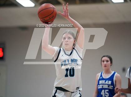 Thumbnail 3 in Village vs. Nolan Catholic (TAPPS 6A Regional Final) photogallery.