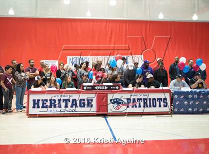 Thumbnail 3 in Heritage Signing Day Ceremony photogallery.