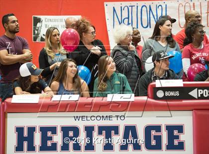 Thumbnail 2 in Heritage Signing Day Ceremony photogallery.
