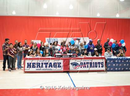 Thumbnail 2 in Heritage Signing Day Ceremony photogallery.