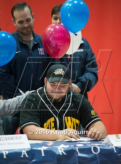 Thumbnail 1 in Heritage Signing Day Ceremony photogallery.