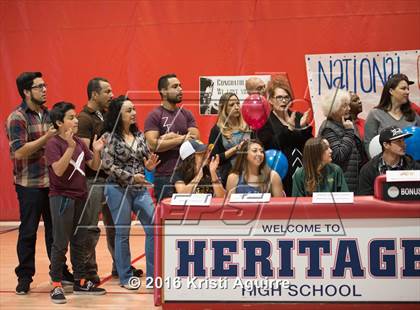 Thumbnail 3 in Heritage Signing Day Ceremony photogallery.